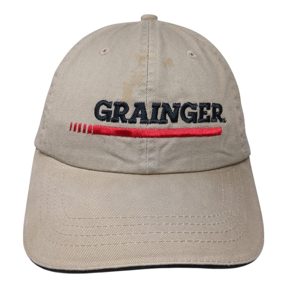 Grainger Slideback Hat Brown One Size Solid Embro… - image 1
